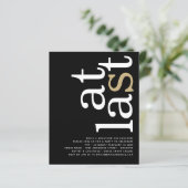 BEGROTING Eindelijk QR Code White Gold Black Verlo (Staand voorkant)