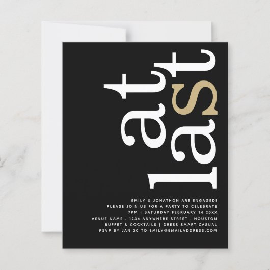 BEGROTING Eindelijk QR Code White Gold Black Verlo (Voorkant)