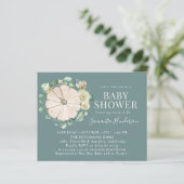 Begroting Elegance Ivory Pumpkin Floral Baby showe (Staand voorkant)