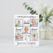 Begroting Elegant 5 Foto begrafenisherdenking van  (Staand voorkant)