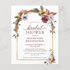 Begroting Elegant Boho Floral Arch Vrijgezellenfee