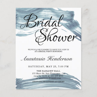 Begroting Elegant Bridal Shower Invitation.