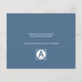 Begroting Elegant Corporate Business Holiday Blue (Achterkant)