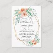 Begroting elegant en oorspronkelijke uitnodiging & (Voorkant)