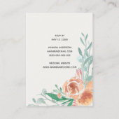 Begroting elegant en oorspronkelijke uitnodiging & (Achterkant)