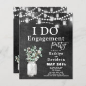 BEGROTING Elegant Eucalyptus I DO Party Invision (Voorkant / Achterkant)