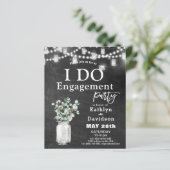 BEGROTING Elegant Eucalyptus I DO Party Invision (Staand voorkant)
