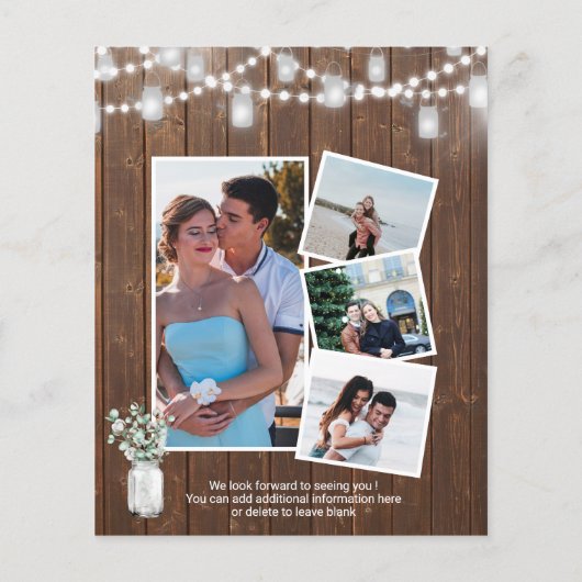 BEGROTING Elegant Eucalyptus I DO Party Invision (Achterkant)