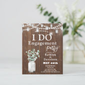 BEGROTING Elegant Eucalyptus I DO Party Invision (Staand voorkant)