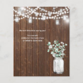 BEGROTING Elegant Eucalyptus I DO Party Invision (Achterkant)