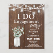 BEGROTING Elegant Eucalyptus I DO Party Invision Flyer (Voorkant)
