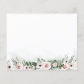 Begroting Elegant Floral Moving Announge (Achterkant)