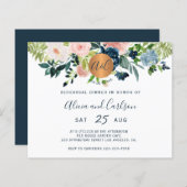 Begroting elegant fourrehearings-uitnodiging voor  (Voorkant / Achterkant)