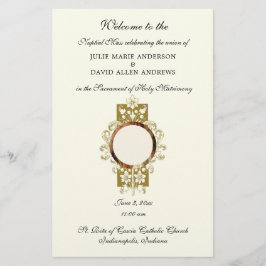 Begroting Elegant katholieke bruiloft Briefpapier