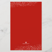 Begroting Elegant kerstgratie uitnodigingen (Achterkant)