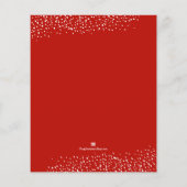 Begroting Elegant Kerstmis Greenery Uitnodiging Flyer (Achterkant)