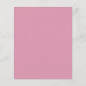 Begroting Elegant Moderne Floral Cross Baptisme In (Achterkant)