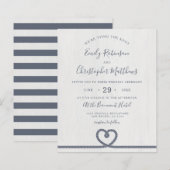 Begroting Elegant Nautical Tying the Knot Wedding (Voorkant / Achterkant)