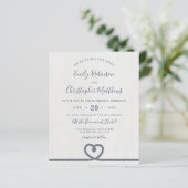 Begroting Elegant Nautical Tying the Knot Wedding (Staand voorkant)