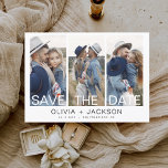 Begroting Elegant Opslaan Datum 3 White foto Flyer<br><div class="desc">Budget Modern en Elegant Photo Save the Date Wedding Card. Sparen de kaart van de datumuitnodiging omvat witte typografie en chic en eenvoudig ontwerp op een witte achtergrond die u uw aangepast afbeelding van de de foto van het verloving kunt toevoegen aan.</div>