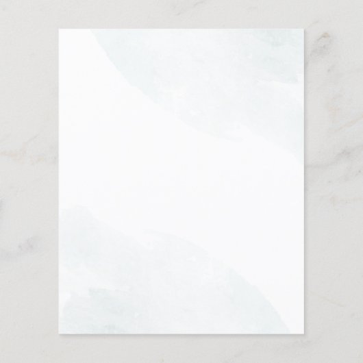 Begroting Elegant Red Green Kerstfeestdag (Achterkant)