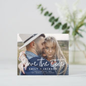 Begroting Elegant Simple Save the Date Photo (Staand voorkant)