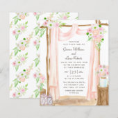 Begroting Elegant Waterverf Floral Wedding (Voorkant / Achterkant)