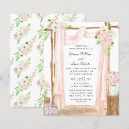 Begroting Elegant Waterverf Floral Wedding