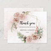 Begroting Elegant Wedding Bedankt. (Voorkant / Achterkant)