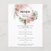 Begroting Elegant WEDDING MENU. (Voorkant)