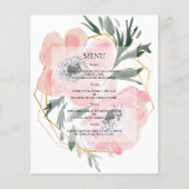 Begroting Elegant WEDDING MENU. (Voorkant)