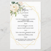 Begroting Elegant WEDDING MENU. MENU (Voorkant)