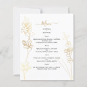 Begroting Elegant WEDDING MENU. MENU (Voorkant)