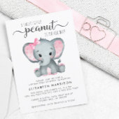 Begroting Elephant Baby Girl Virtual Shower