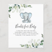 BEGROTING Elephant Eucalyptus Books for Baby Kaart (Voorkant)