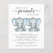 Begroting Elephant Twin Boys Virtual Shower (Voorkant)