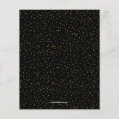 Begroting Elf Legs Holiday kerstuitnodigingen (Achterkant)