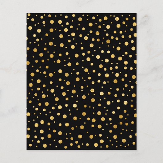 Begroting Enterprise - 50e Jubileum Gold Invitatio Flyer (Achterkant)