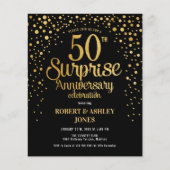 Begroting Enterprise - 50e Jubileum Gold Invitatio Flyer (Voorkant)