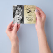 Begroting Enterprise 50e Jubileum met foto-uitnodi Flyer (Hand)