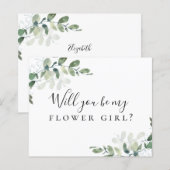 BEGROTING Eucalyptus Ben je mijn Bloemenmeisje? (Voorkant / Achterkant)