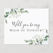 BEGROTING Eucalyptus Bent u mijn eerbetoon? (Voorkant)