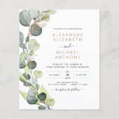 Begroting Eucalyptus Botanical Greenery Wedding (Voorkant)