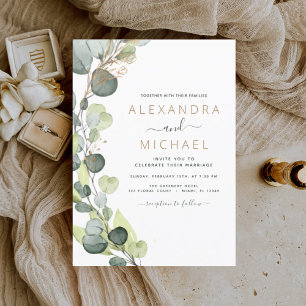 Begroting Eucalyptus Botanical Greenery Wedding