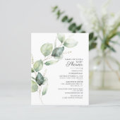 Begroting Eucalyptus Botanische Baby shower (Staand voorkant)