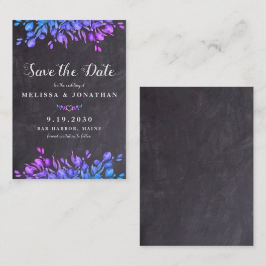 Begroting Eucalyptus Botanische lei Opslaan Datum Notitiekaartje (Voorkant / Achterkant)