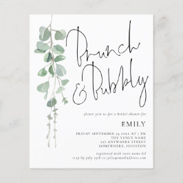 Begroting Eucalyptus Brunch Bubble Vrijgezellenfee