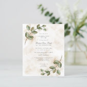 Begroting Eucalyptus Celebration of Life Invitatio (Staand voorkant)