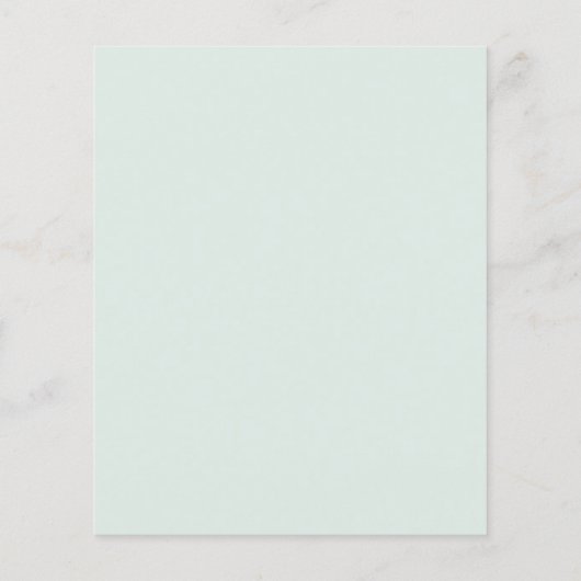 Begroting Eucalyptus Celebration of Life Invitatio (Achterkant)