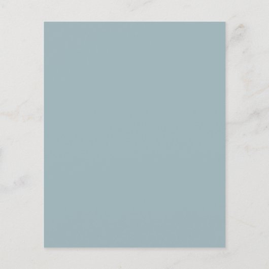 Begroting Eucalyptus Dusty Blue Waterverf Weddensc (Achterkant)